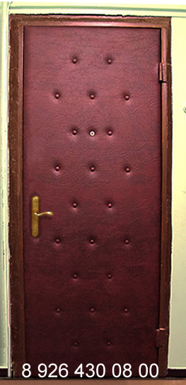 обивка двери с декоративным рисунком 2 на 3